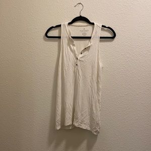 Cream white tank top